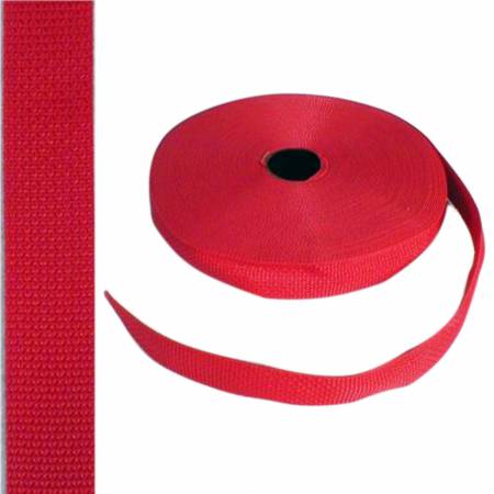 Polypro Webbing 1" Red