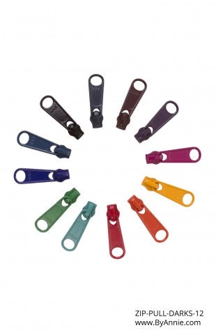 Zipper Pulls-Dark