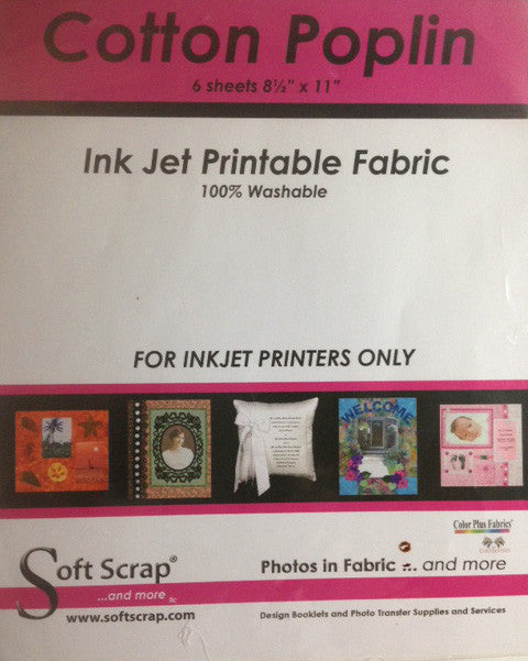 Cotton Poplin Ink Jet Printable Fabric