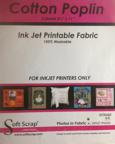 Cotton Poplin Ink Jet Printable Fabric