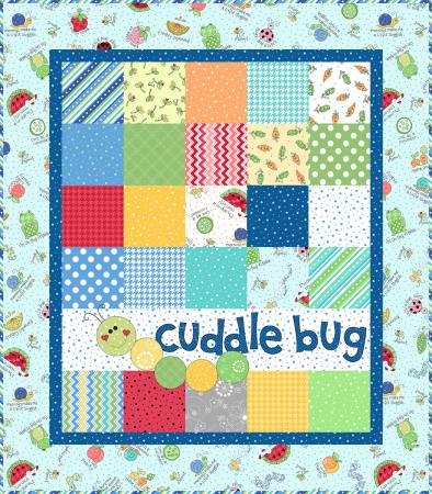 Kimberbell's Lil' Sprout Quilt Kit - Blue- 31" x 35"