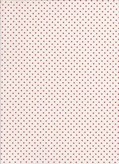 Le Creme Dots C600 80 Red on White
