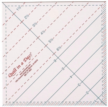 6 1/2" Triangle Square Up Ruler