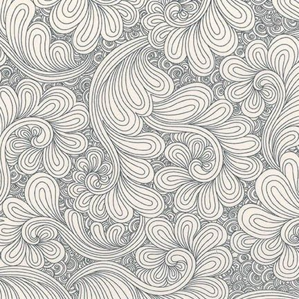 Feather Grey Drawn Wide Backing Fabric Bundle