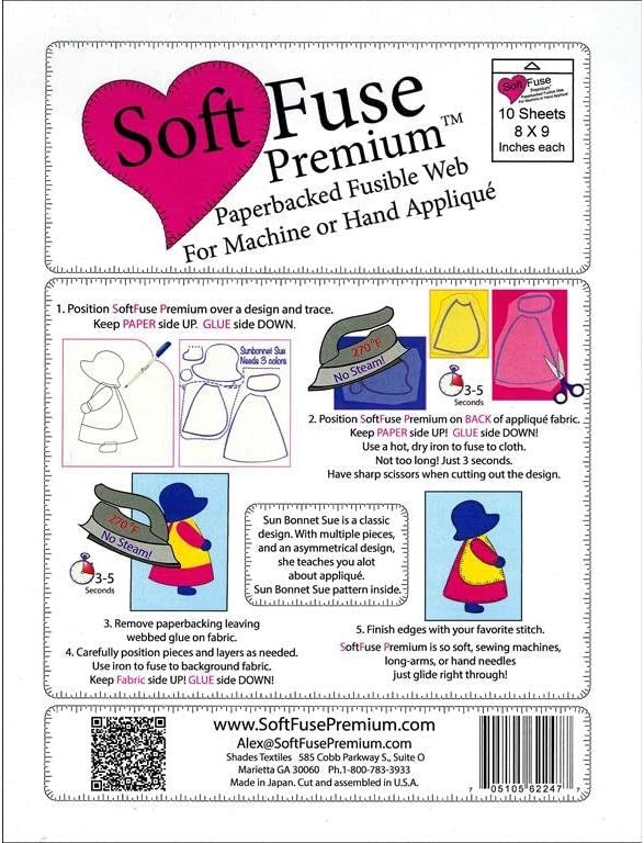Soft Fuse Premium Paperbacked Fusible Web