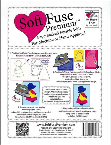 Soft Fuse Premium Paperbacked Fusible Web