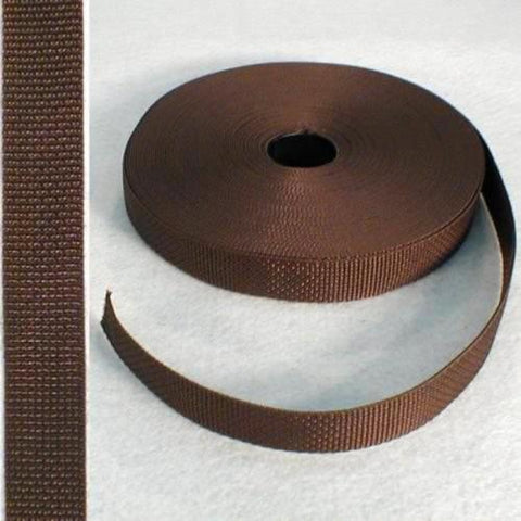 Polypro Webbing 1" Brown